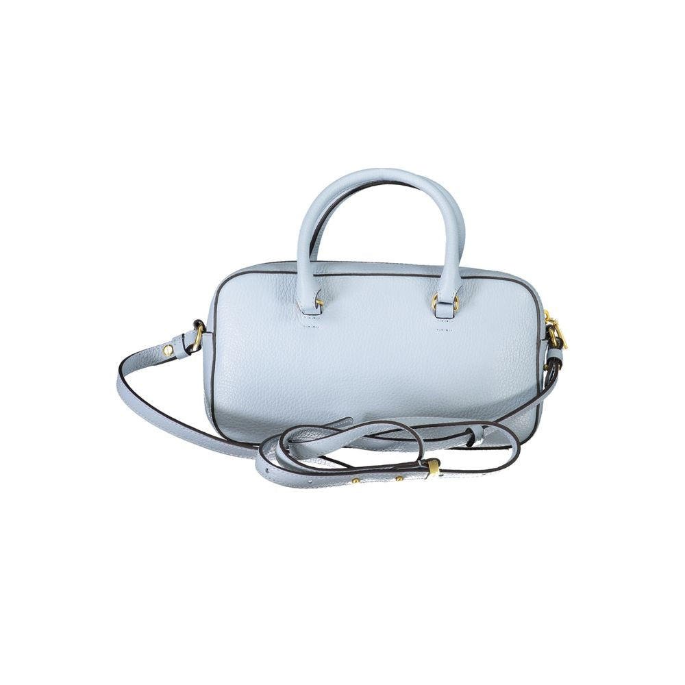 Light Blue Leather Handbag