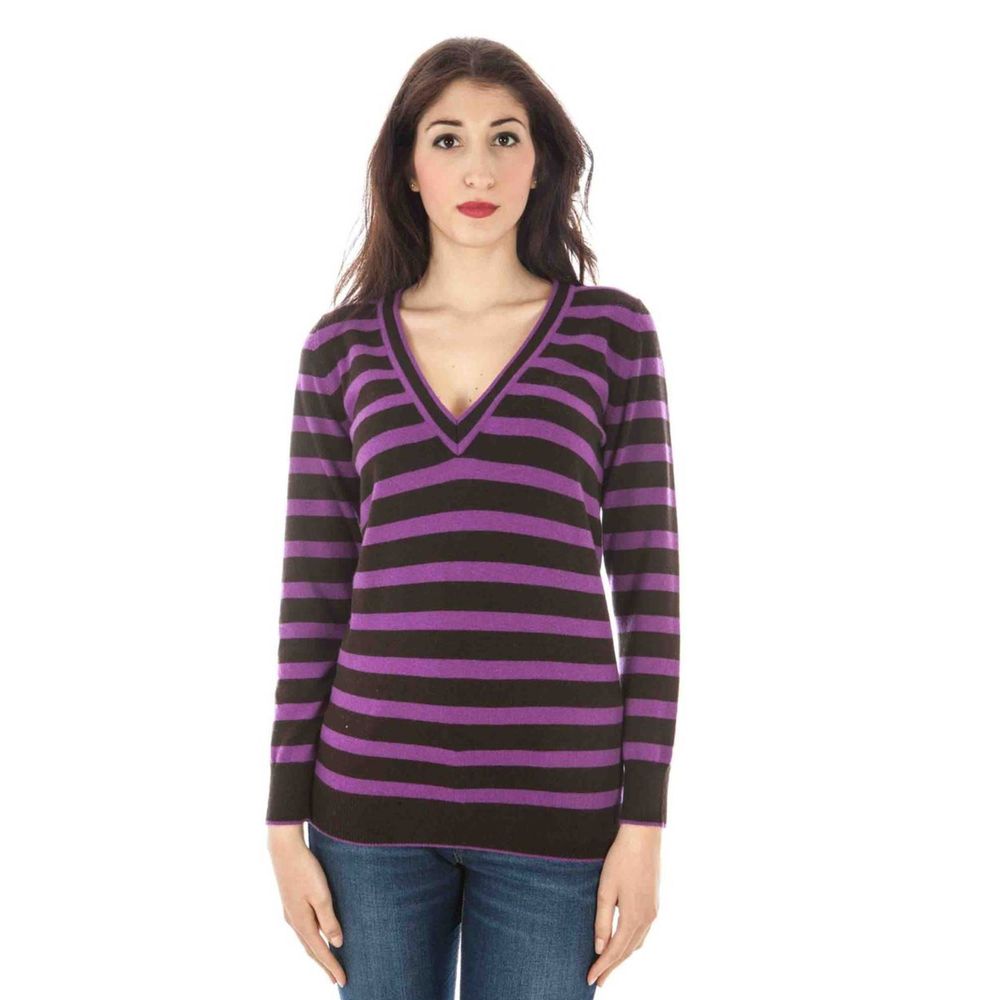 Lila Wollpullover