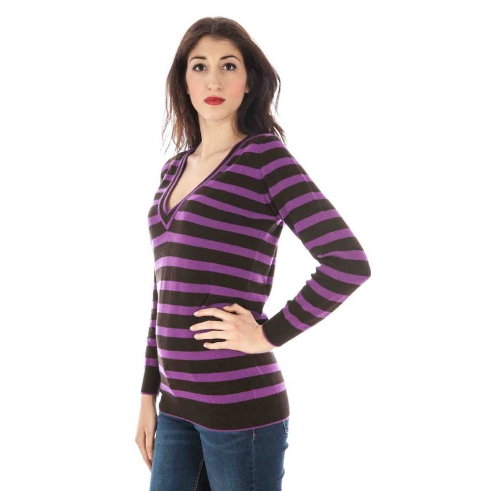 Lila Wollpullover