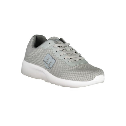 Grauer Polyester-Sneaker