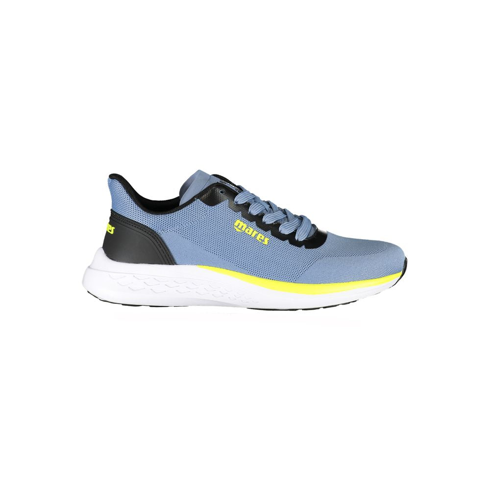 Hellblauer Polyester-Sneaker