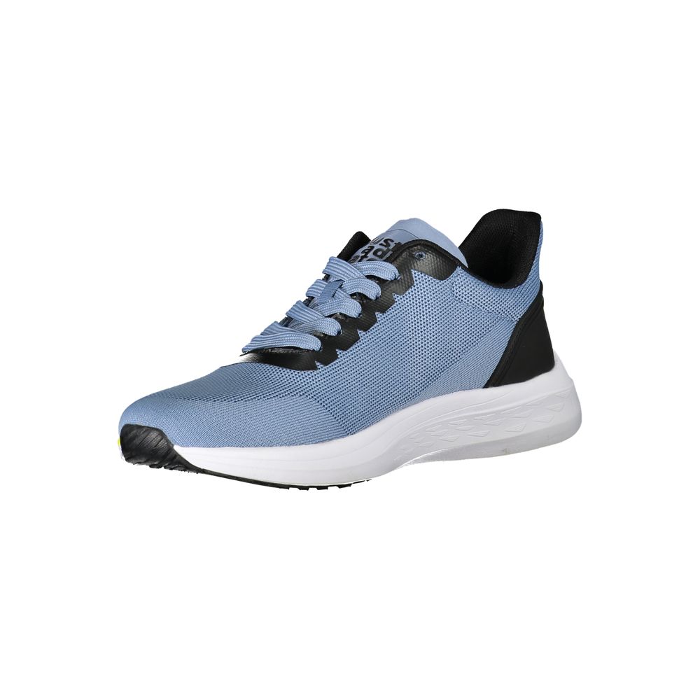 Hellblauer Polyester-Sneaker