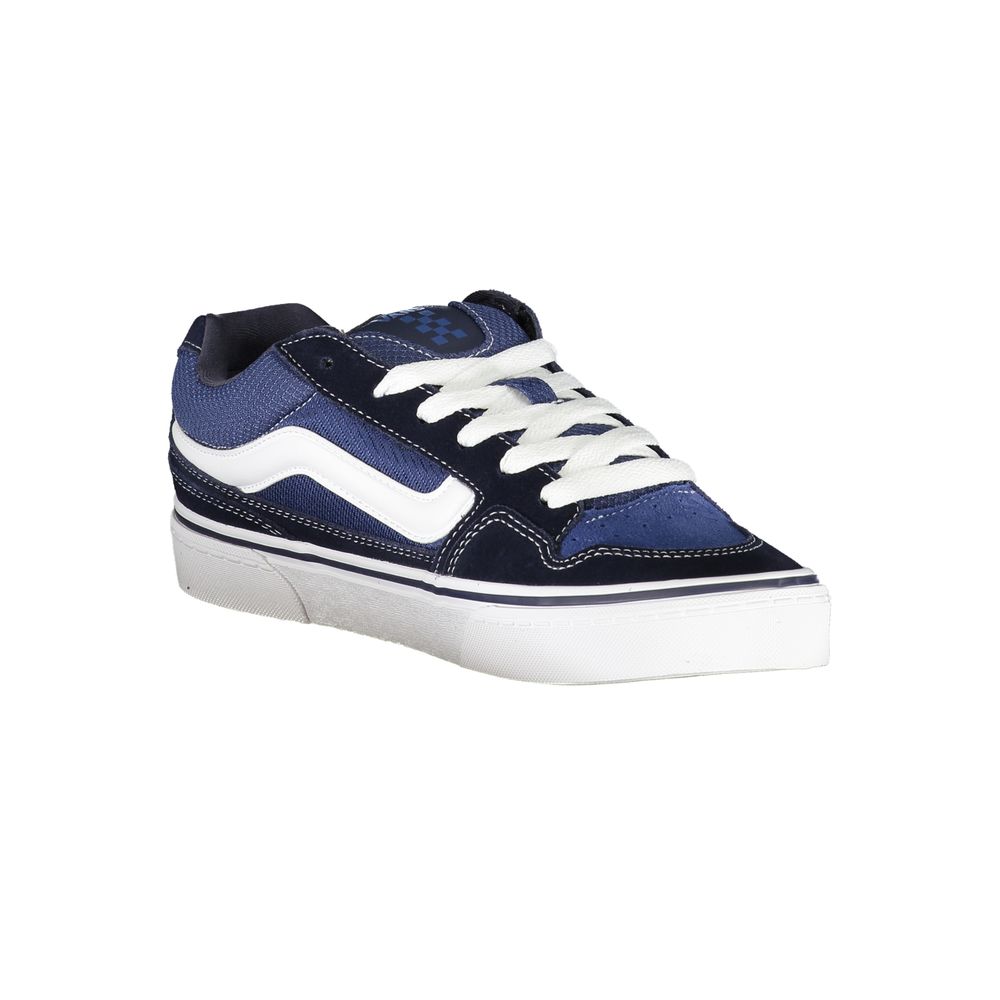 Blue Polyester Sneaker