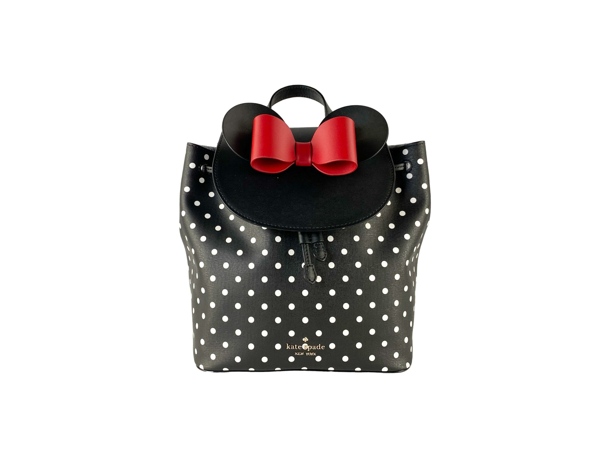 Disney Minnie Mouse - Mittelgroßer Lederrucksack, Büchertasche