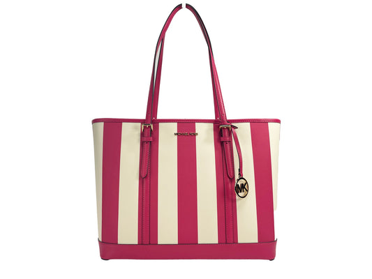 Jet Set Travel Große TZ Schultertasche aus PVC, Rosa