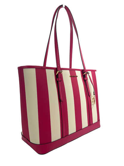 Jet Set Travel Große TZ Schultertasche aus PVC, Rosa