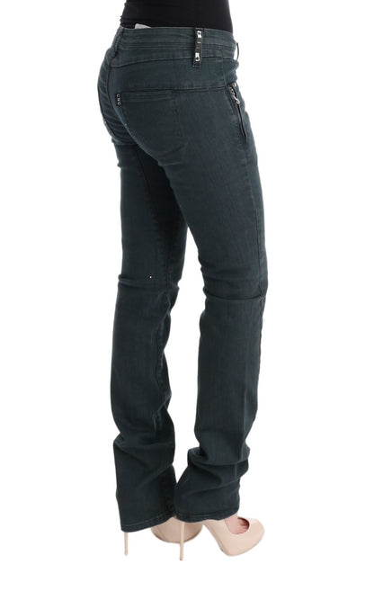 Schicke Superslim-Jeans aus grauer Baumwolle