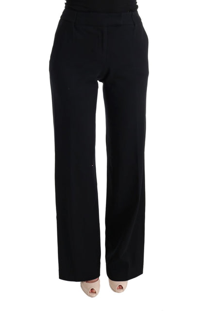 Chic Black Bootcut Formal Pants