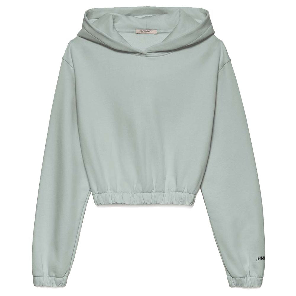 Schickes, kurzes Baumwoll-Sweatshirt mit Kapuze