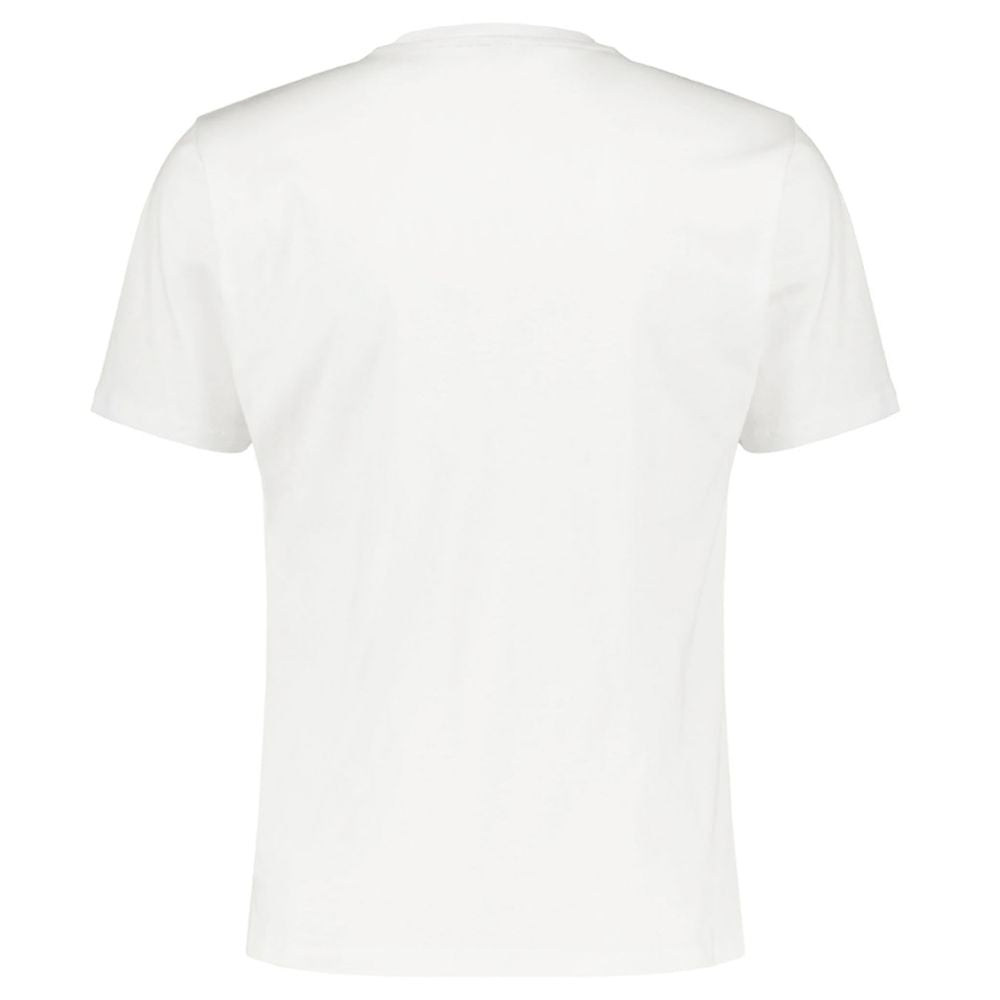 Weißes Baumwoll-T-Shirt für Herren