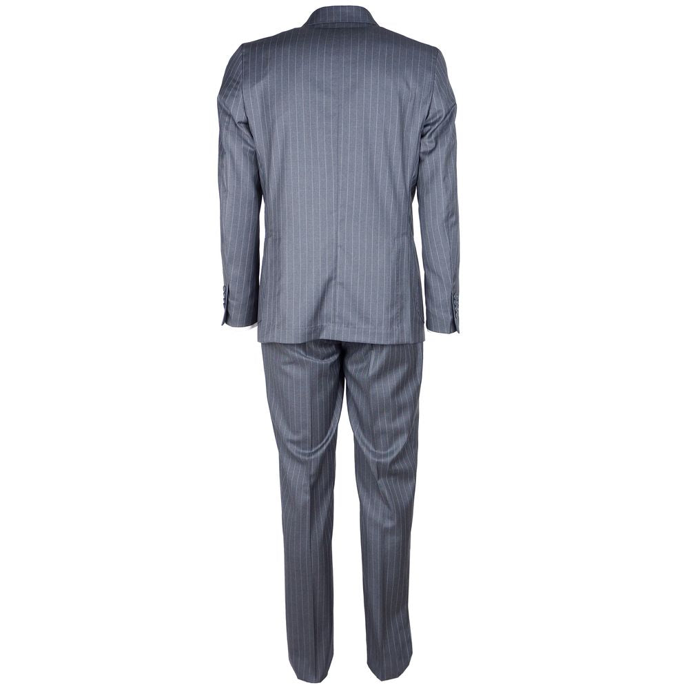 Gray Wool Men Suit