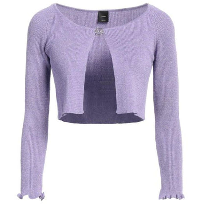 Lila Viskosepullover