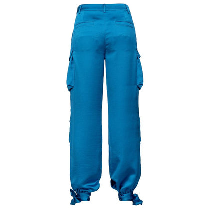 Hellblaue Jeans und Hose aus Polyester