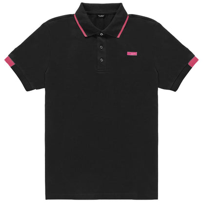 Elegantes Baumwoll-Polo mit Kontrastdetails