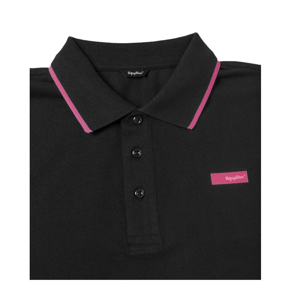 Elegantes Baumwoll-Polo mit Kontrastdetails