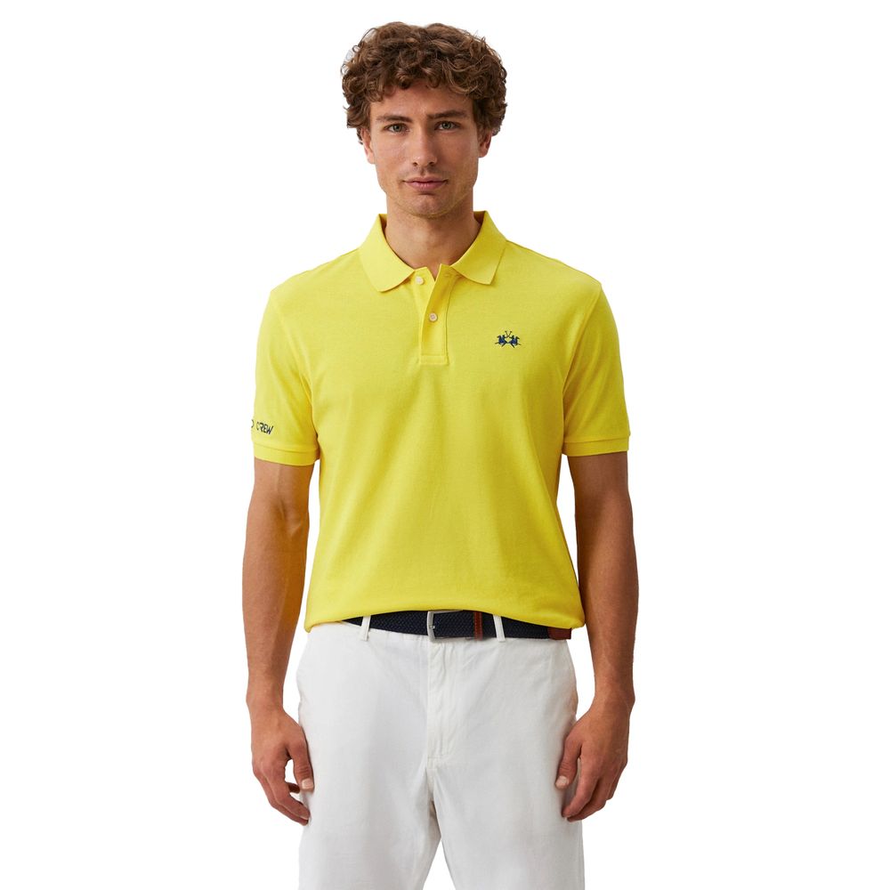 Sun-Kissed Cotton Polo Shirt