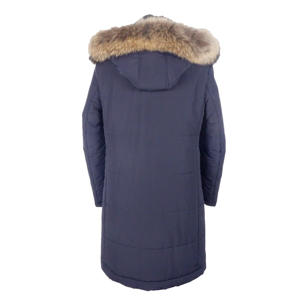 Blaue Wolljacke für Herren