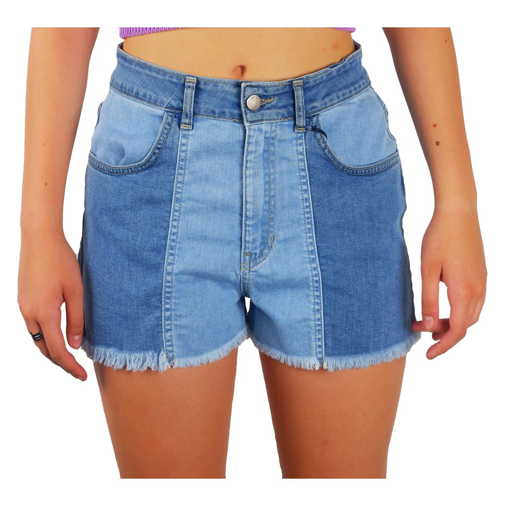 Schicke Jeansshorts mit offenem Saum