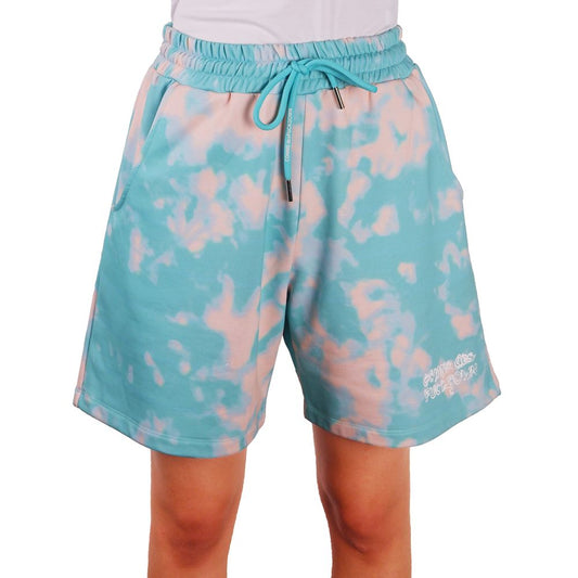 Schicke zweifarbige Bermudashorts - Hellblau