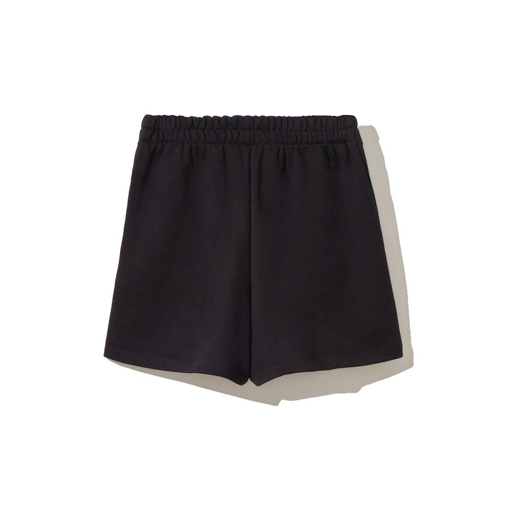 Schicke schwarze Baumwollshorts mit Seitentaschen