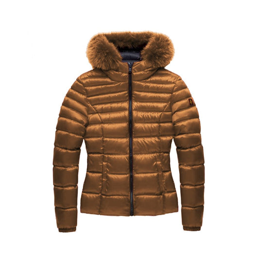 Brown Polyamide Women's Jacket