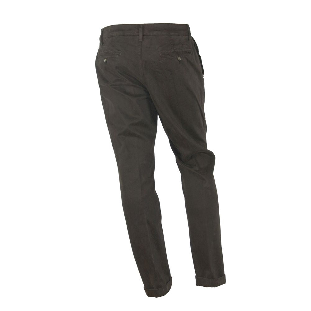 Elegante braune Winterhose