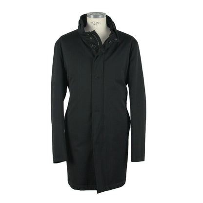 Black Wool Men Jacket