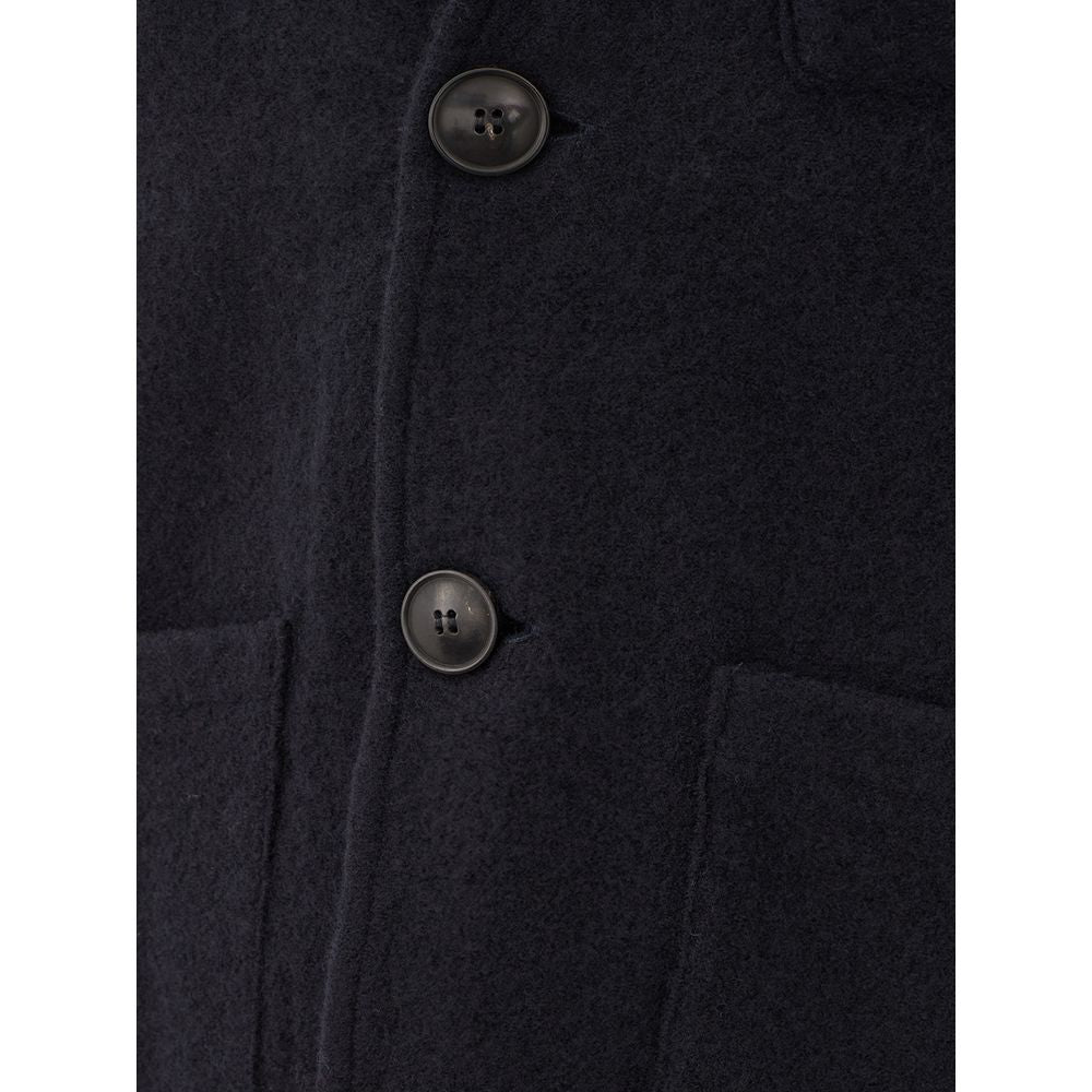 Elegante Wolljacke in Blau für Herren