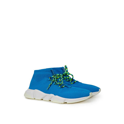 Exquisite blaue Baumwoll-Sneaker für Herren