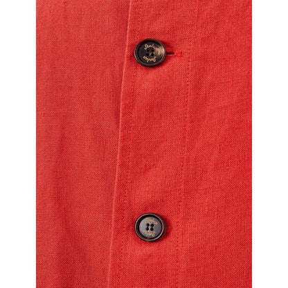 Elegante orange Polyesterjacke