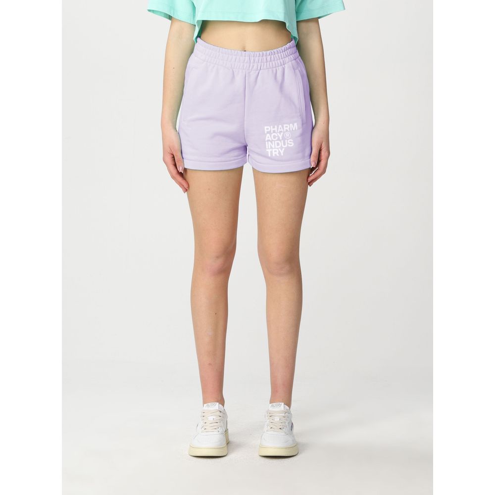 Schicke lila Baumwollshorts