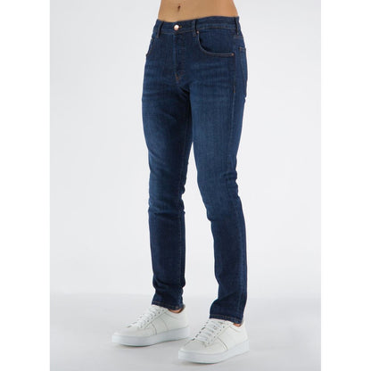 Blue Cotton Men's Jeans