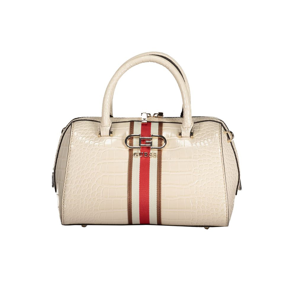 Beige Polyethylene Handbag