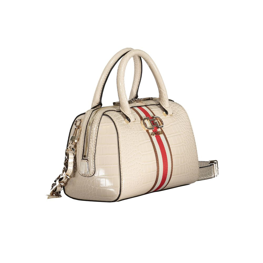 Beige Polyethylene Handbag