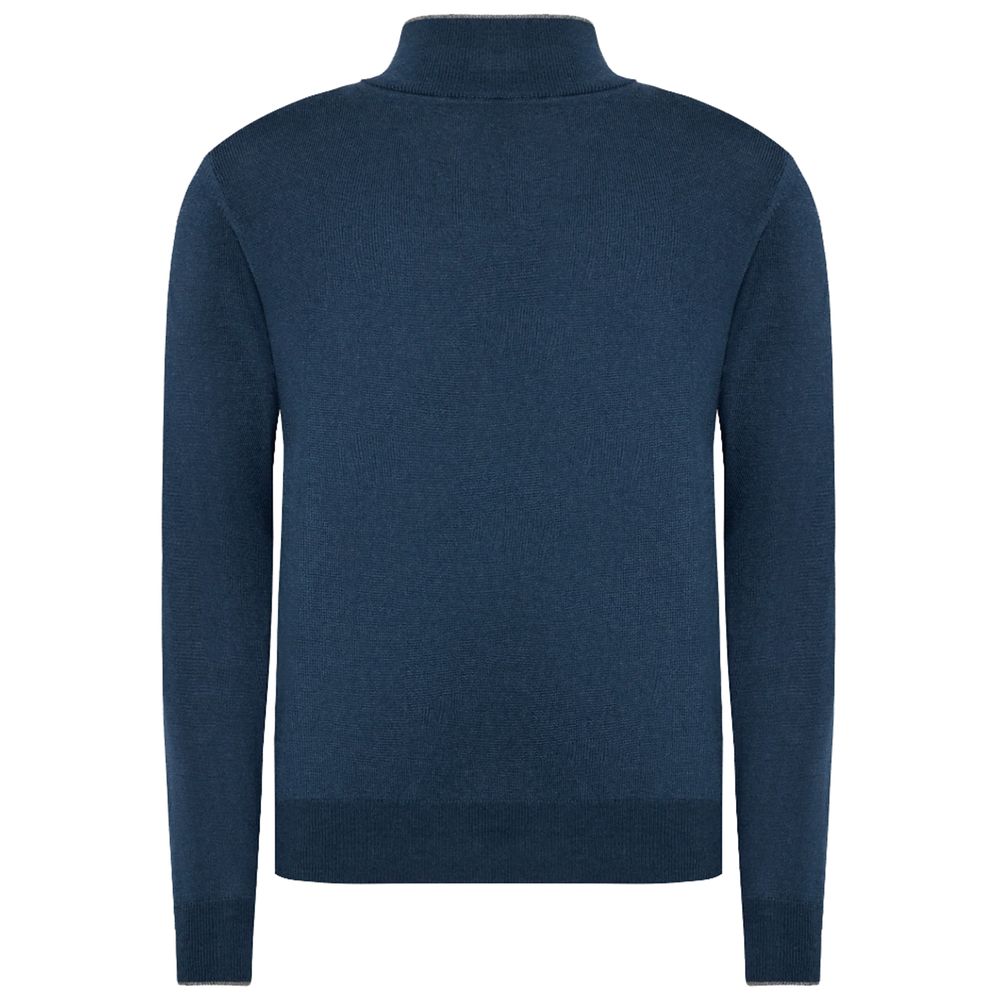 Blauer Pullover aus Acryl