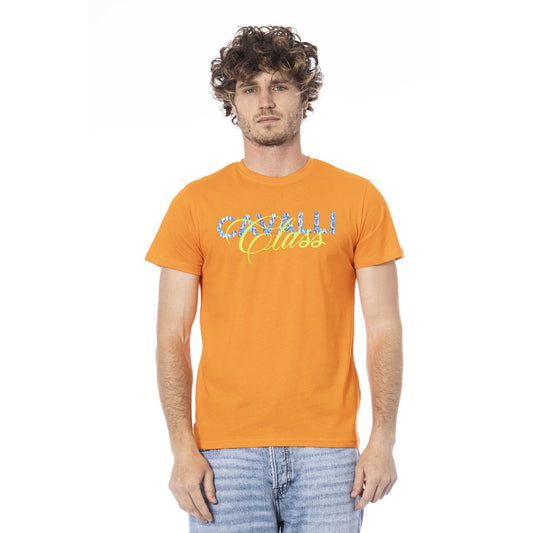 Oranges Baumwoll-T-Shirt für Herren