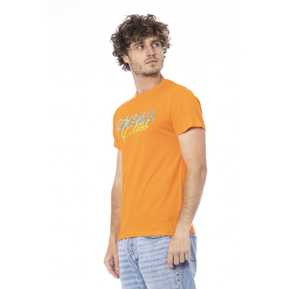 Oranges Baumwoll-T-Shirt für Herren