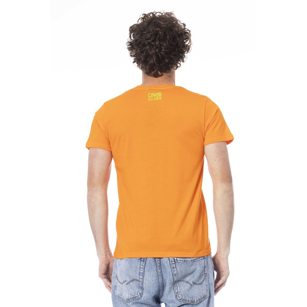 Oranges Baumwoll-T-Shirt für Herren