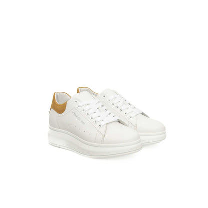 White Leather Women's Sneaker