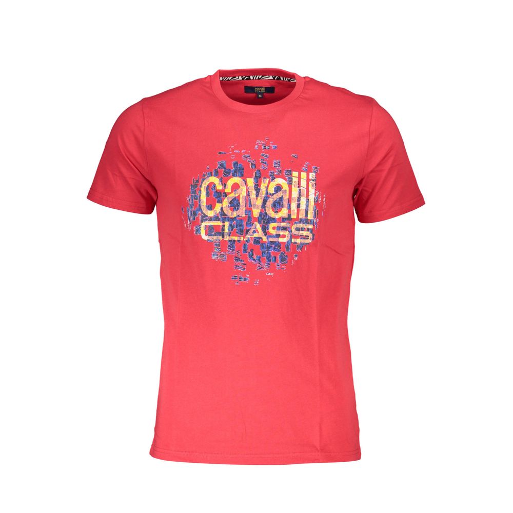 Rotes Baumwoll-T-Shirt