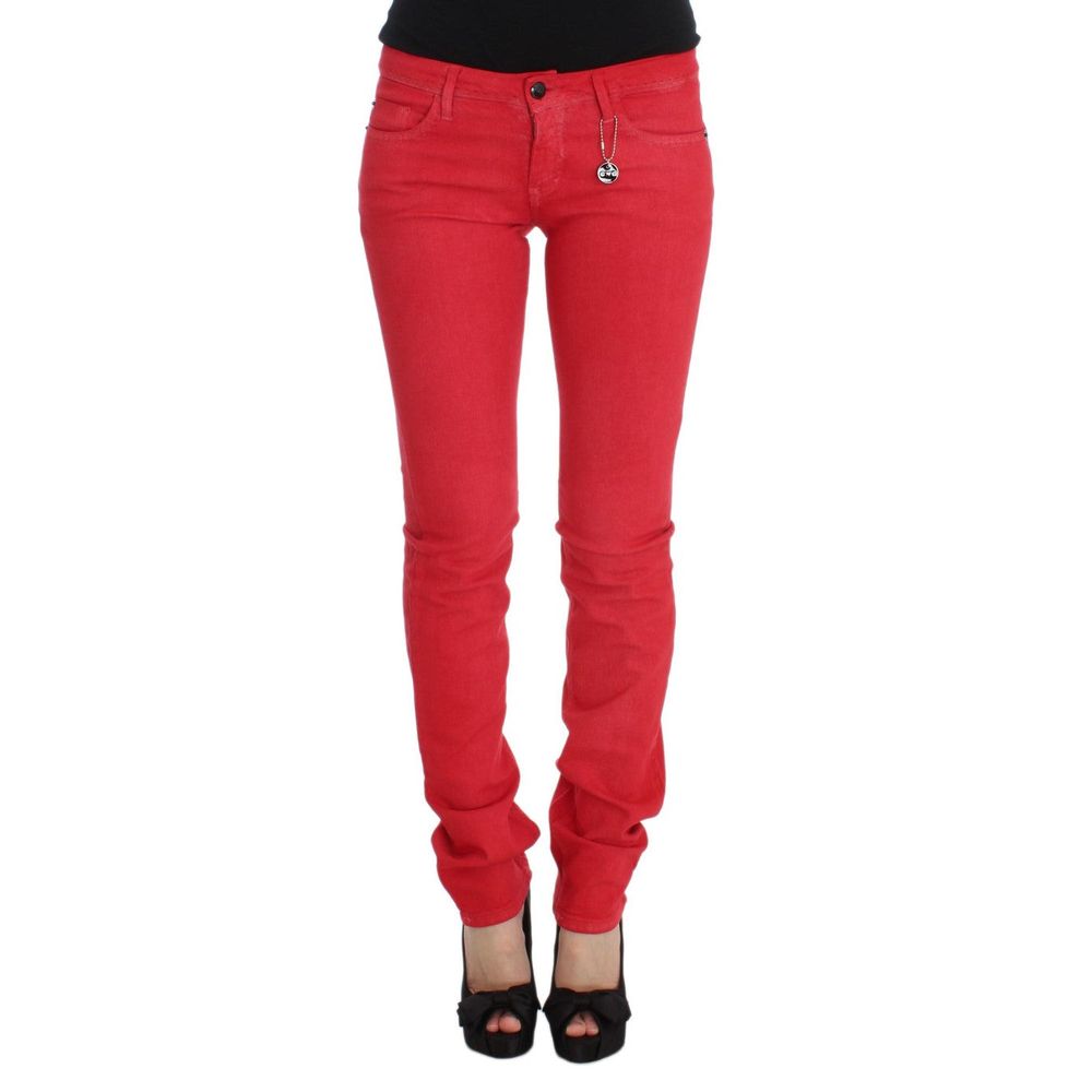 Rote Jeans &amp; Hose