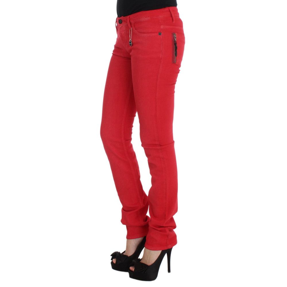 Rote Jeans &amp; Hose