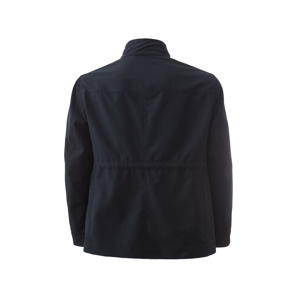 Elegante Wolljacke in Blau für Herren