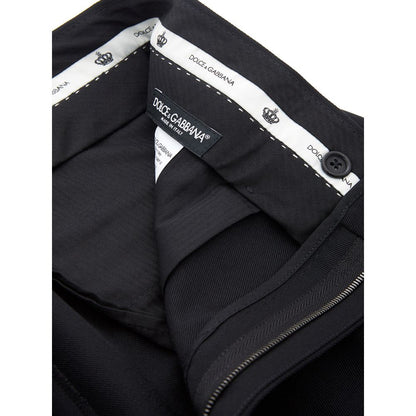 Elegante schwarze Polyesterhose für Herren