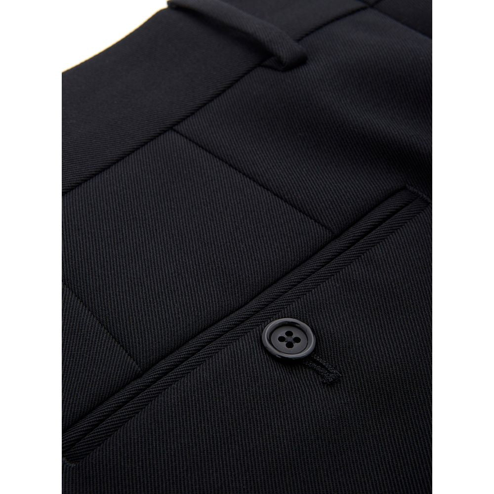 Elegante schwarze Polyesterhose für Herren