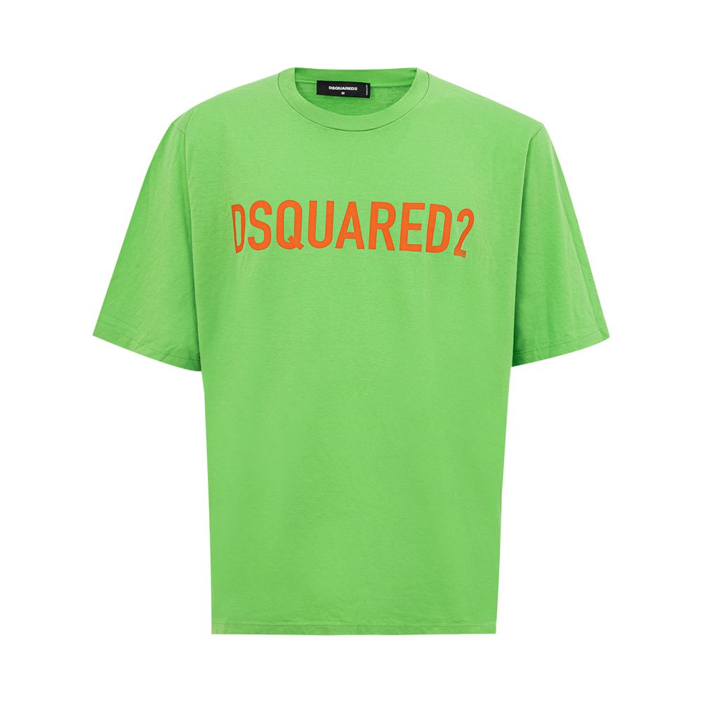 Electric Green Baumwoll-T-Shirt für Männer