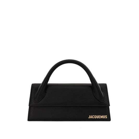 Elegante schwarze Lederhandtasche