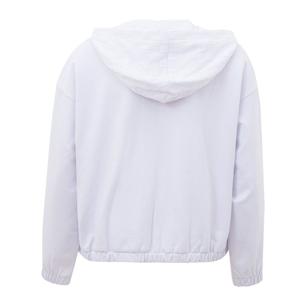 Schicker weißer Viskosepullover für Damen