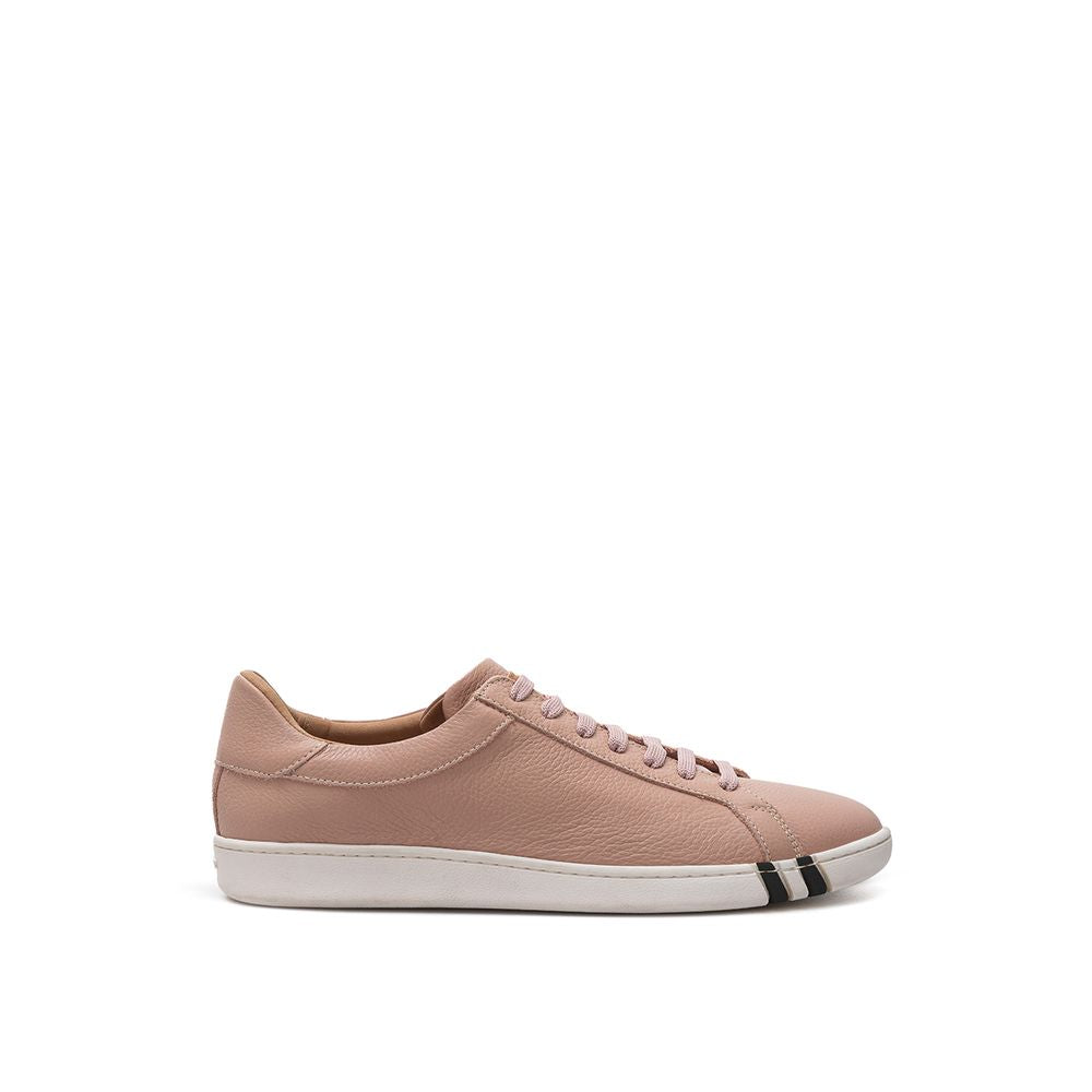 Elegante rosa Leder-Sneaker für Damen