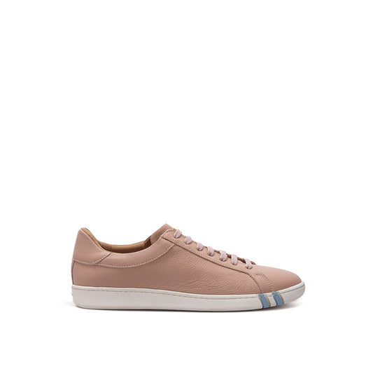 Elegante rosa Leder-Sneakers